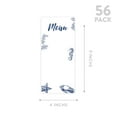 thumbnail image 5 of Koyal Wholesale Nautical Sea Life Printable Wedding Paper Menu Cards for DIY Printer, Pack of 52, 5 of 5