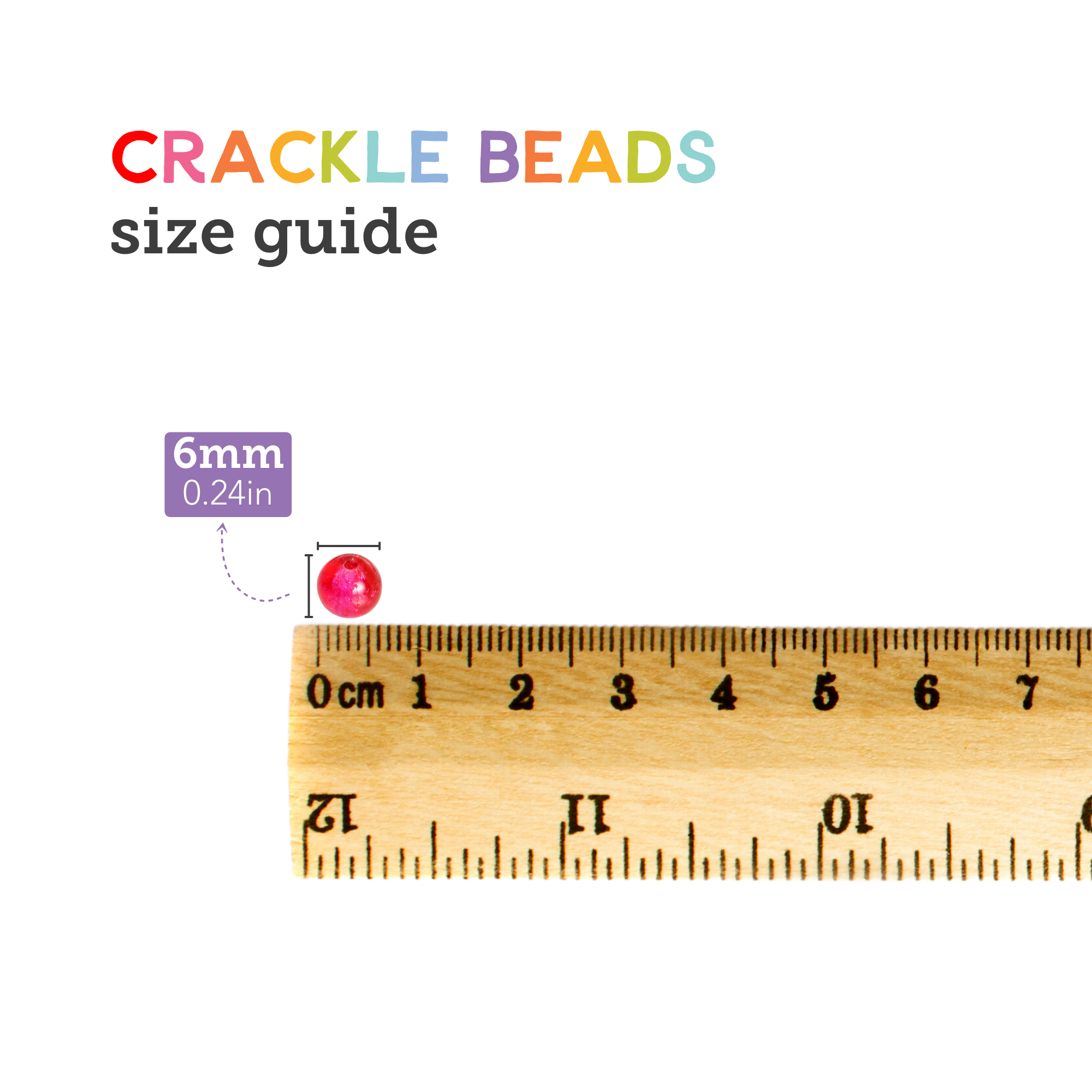 Incraftables Crackle Glass Beads 1100-Piece Jewelry Kit photo 4