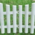 thumbnail image 4 of vidaXL Séparateur de Pelouse Blanc 17 Pcs / 10 m, 4 of 4