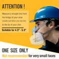 thumbnail image 4 of Máscara respiratoria BEESAFETY RD-510 filtros A1 para vapores y P2 para polvo, 4 of 7