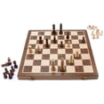 thumbnail image 6 of GSE Games & Sports Expert 15" Folding Wooden Chessboard Chess Board Game Set Tabletop Game with 32 Chessmen and Storage Box for Kids and Adults, 6 of 7