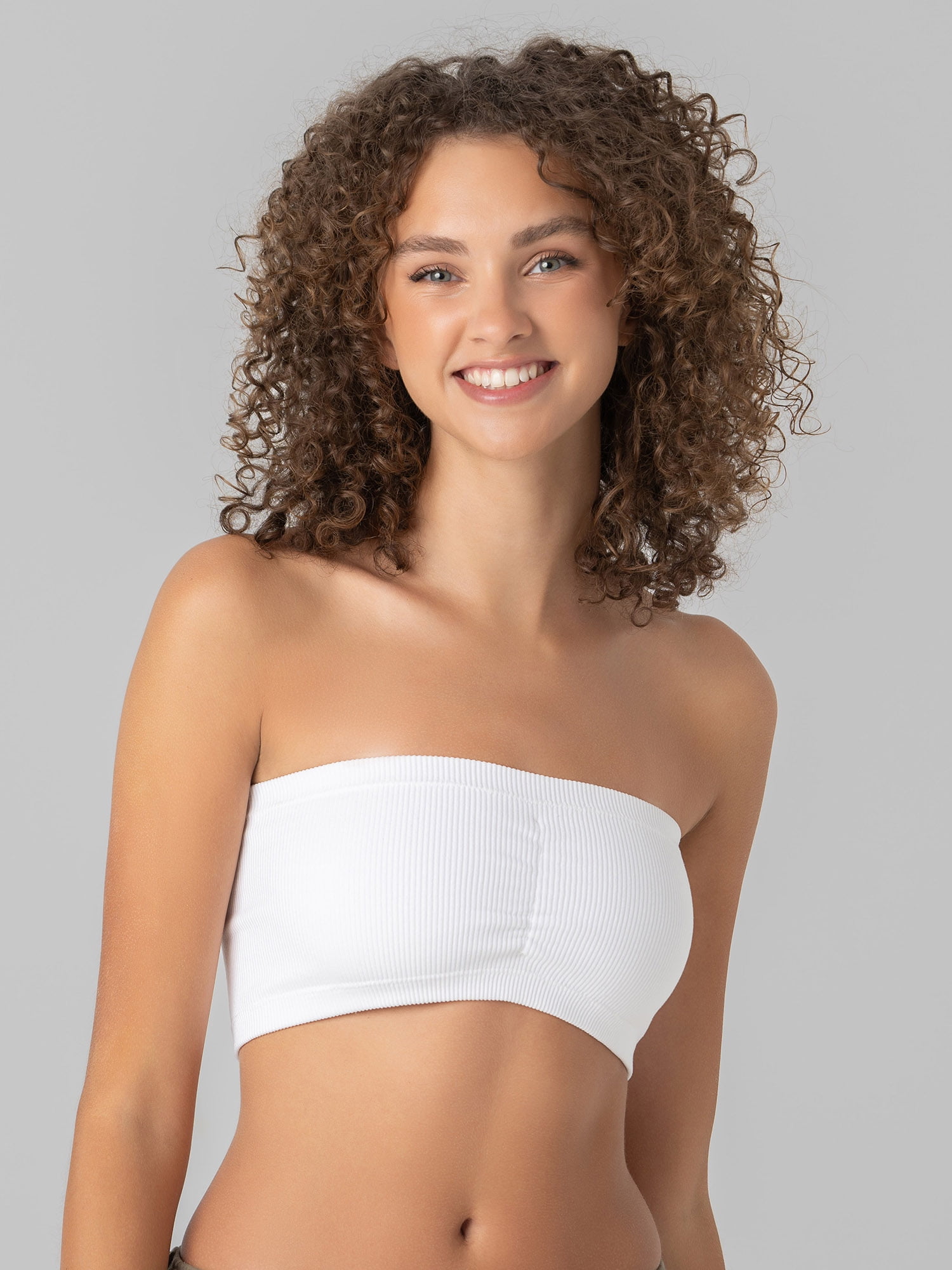 No Boundaries Seamless Bandeau Bra, Women's and Women's Plus, Sizes XS-3XL