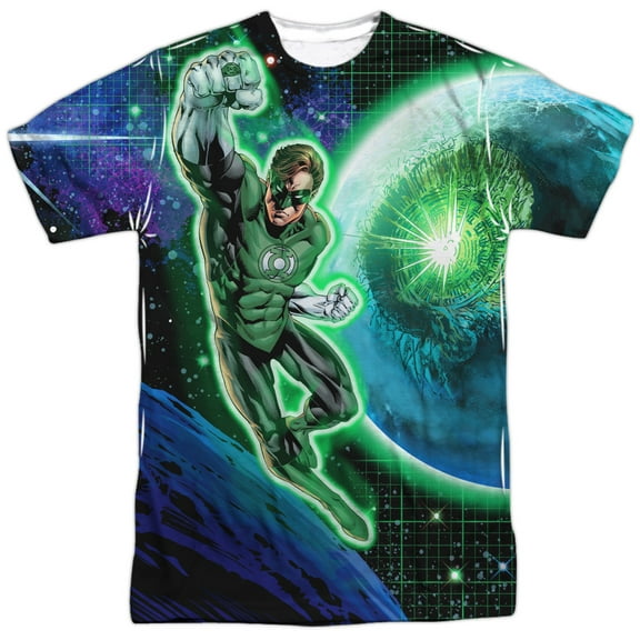 DC Comics Green Lantern In Space Mens Sublimation Shirt
