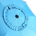 thumbnail image 5 of Women Lady Portable 3 Folding Lace Sun Umbrella Parasol Anti-UV Windproof Umbrellas(Blue), 5 of 8