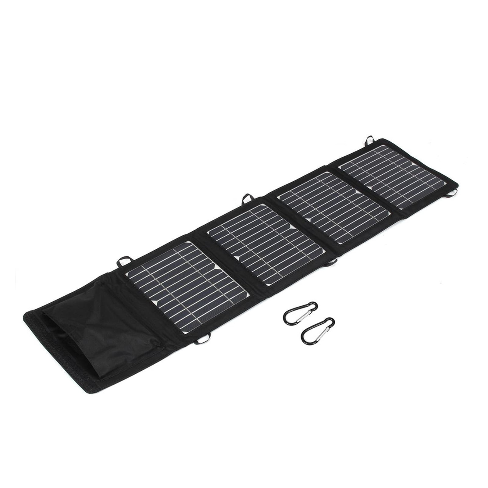 14W Portable Solar Panel Charger Double USB 5V 3A Camping Foldable Solar Panel For Phone Charge Power Bank ,Easy to Install