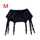 thumbnail image 1 of Worallymy Liguero de nailon para mujer sexy hasta el muslo medias liguero conjunto de tanga color negro Worallymy JD735803628, 1 of 1
