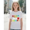 thumbnail image 2 of Young Boy's/Girls "Hello 3rd Grade” Cotton Graphic Tees, Back To School Clothes Girls, Summer Tops With Colorful School Theme, Gift For First Day of School, Fun and Whimsical Kids Clothes Girls, 2 of 6