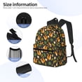 thumbnail image 5 of Haiem Forest Squirrel Lightweight Backpack for School, Classic Basic Water Resistant Casual Daypack for Travel with Bottle Side Pockets, 5 of 8