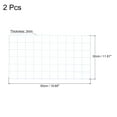 thumbnail image 2 of Uxcell 20"x12" Wire Grid Panel, 2 Pack Wall Grid Panels Board Photo Display Decor Hanging Organizer, White, 2 of 5