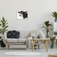 thumbnail image 3 of Stupell Industries Cow Calf Minimal Painting Animals & Insects Painting Gray Framed Art Print Wall Art, 20 x 16, 3 of 9