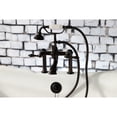 thumbnail image 2 of Kingston Brass CC2095 Brass Chain and Stopper Tub Waste and Overflow in Oil Rubbed Bronze, 2 of 7