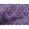 thumbnail image 4 of oneOone Cotton Cambric Fabric Damask & Floral Block Printed Craft Fabric BTY 56 Inch Wide, 4 of 4