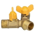 thumbnail image 1 of Válvula de gas combustible ANGGREK Válvula de bola de gas de 3 vías G1/2 resistente de latón en forma de Y, 1 of 8