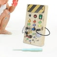thumbnail image 3 of Interruptor de luces Tablero ocupado Juguete de viaje Preescolar con botones Aprendizaje de habilidades motoras cognitivas para pequeños 2 3 4 Hugo tablero ocupado, 3 of 10