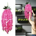 thumbnail image 5 of Fwttom 2.8 FT Artificial Flowers Vines, Simulation Long Branch Wisteria Flower Interior Living Room Decoration Hanging Pendant Arch Ceiling Hanging Flowers Vines, Mother's Day Gifts, 5 of 7