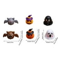 KOYPTL Halloween Pull Back Toy Cars for Toddlers, Ghost Bat Pumpkin