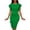 W-Green, variant on Summer Dresses For Women 2026 Solid Color Dresses Round Neck Flared Sleeves And Side Slit Tunic Dress With Pocket Basic Clothing Xl Blue