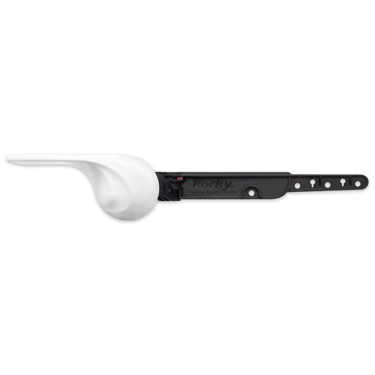 Korky StrongARM® Toilet Flush Lever and Handle, Wave White