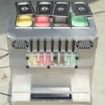 thumbnail image 6 of Kolice Commercial ETL Floor Standing 7 (4+3) Flavors Soft Serve Ice Cream Machine-Transperant Dispenser,Upper Tanks Coolated, 6 of 9