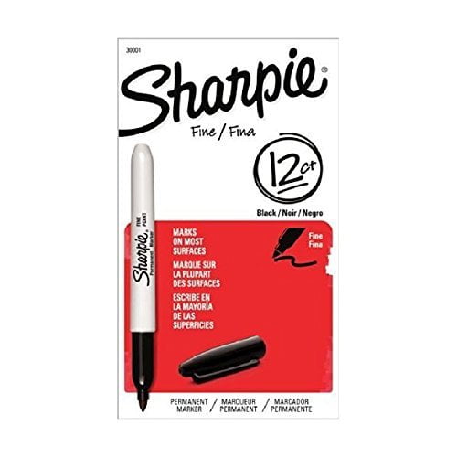 Buy Bulk Sharpie Permanent Markers Fine Point Black Case Of 24 Dozens Walmart Com Walmart Com