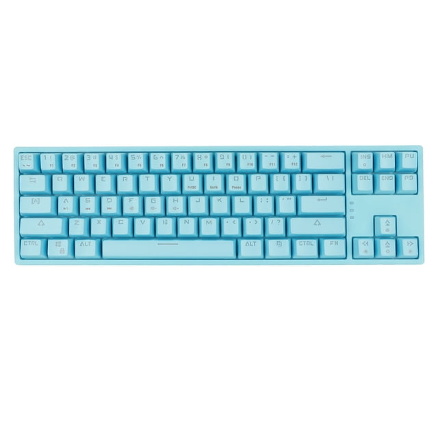K71 Mechanical Gaming Keyboard, 71 Keys RGB Backlit Gaming Keyboard, Multimedia Keys, Quiet Silent Type C USB Wired Keyboard for Desktop, Computer, PC