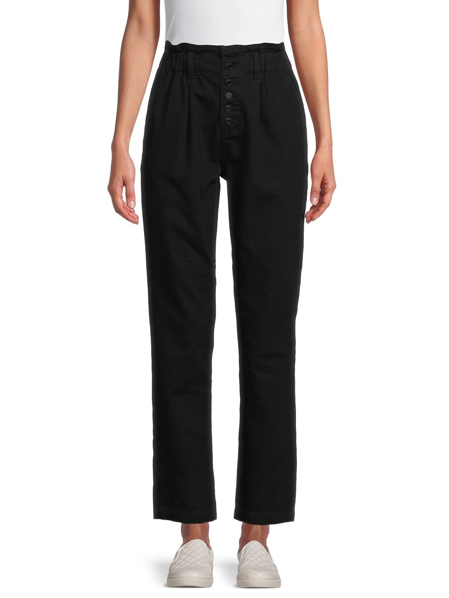 Time and Tru Women's Paperbag Pants 