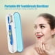 thumbnail image 1 of Esterilizador de cepillo de dientes portátil, antibacteriano, luz UV, esterilizador de cepillo de dientes portátil, limpiador de cepillo de dientes UV, confiable y duradero, 1 of 8