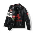 thumbnail image 2 of New F1 leather jacket, racing suit jacket, men's baseball couple jacket, motorcycle riding motorcycle suit, windproof jacket, 2 of 4