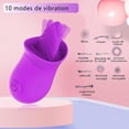 thumbnail image 2 of Juguete De Masaje Sexual Masaje De Succión Con Vibrador Múltiple Para Lamer La Lengua Para El Placer De La Mujer Eigraketly XX000557-03, 2 of 6