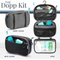thumbnail image 4 of PUMIER Travel Toiletry Bag Set - 3 Piece Hanging Organizer with Clear TSA Liquid Pouch, Makeup Brush Bag & Ultralight Accessory Pouch for Camping, Overnight Trips, 4 of 10