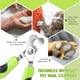 thumbnail image 4 of Tijeras para uñas para perros, cortaúñas para perros, cortaúñas para perros, lima de uñas para perros, cortaúñas profesional para mascotas, cortaúñas para perros y gatos, cuidado de patas de mascotas (verde+negro) JM, 4 of 5
