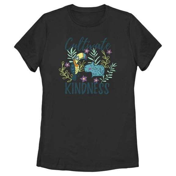Women's Encanto Cultivate Kindness  Graphic Tee Black 2X Large