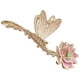thumbnail image 3 of Pinza de pelo de metal con forma de flor de loto, antideslizante, accesorio para el cabello para mujer, 3 of 8