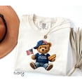 thumbnail image 2 of 250 Years of Freedom Teddy Bear Shirt, USA 250th Anniversary 4th of July Shirt, Cute Bear T-Shirt, Independence Day Gift, 2 of 5