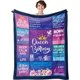 thumbnail image 1 of LHSHID 18th Birthday Gifts for Girls Birthday Decor Purple 350gsm Plush Throw Blanket for 18 Year Old 18th Birthday Decorations for Daughter Bestie Sister BFF, 1 of 6