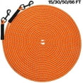 thumbnail image 6 of Taglory Dog Tie Out, Long Rope Leash for Dog Training, 15 FT Heavy Duty Lead with Reflective Stitching for Large Medium Small Dogs Walking, Camping, or Backyard, Orange 15 Foot - no handle Orange, 6 of 8