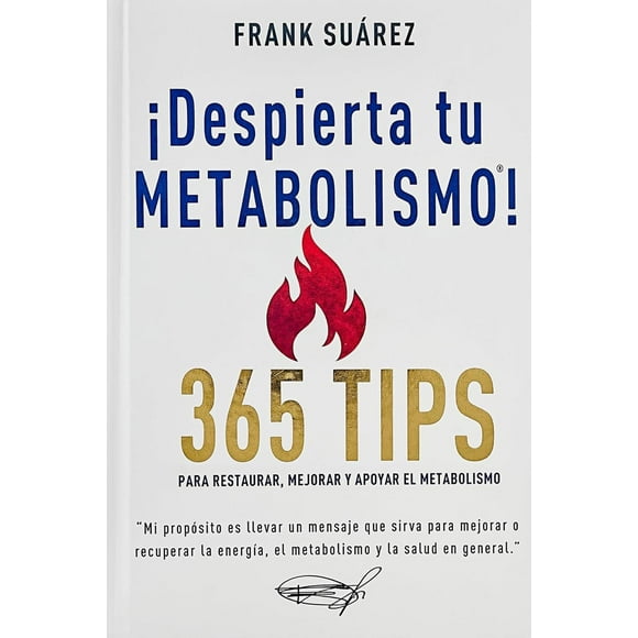Libro ¡despierta Tu Metabolismo! Tapa Blanda, Autor Frank Suarez, Editorial Metabolic Press