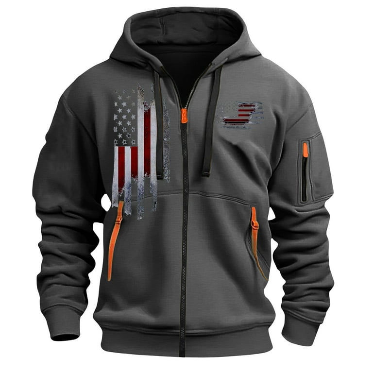 AnuYalue Mens Big and Tall Hoodies Fashion Print Hooded