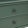 thumbnail image 6 of Comfort Pointe Ellison Vintage Green Wood 2-drawer Coastal Style Nightstand, 6 of 14