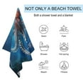thumbnail image 3 of Colorful Octopus Oversized -Washed Lightweight Quick Dry Beach Towels - 32"x63", 3 of 7