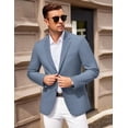 thumbnail image 3 of COOFANDY Mens Lightweight Dress Blazer Modern Regular Fitted Daily Sport Coats, 3 of 4