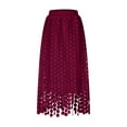 thumbnail image 5 of HomeGardon Maxi Skirts for Women Long Skirts Summer Women's Heavy Hollow Tassel Irregular Long Skirt Straight Skirt,S-L, 5 of 9