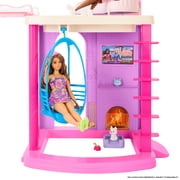 Barbie DreamHouse Dollhouse, 2 Pools, 2 Slides, 2 Houses, Elevator with 3 Levels & 65+ Pieces Including Furniture & Accessories