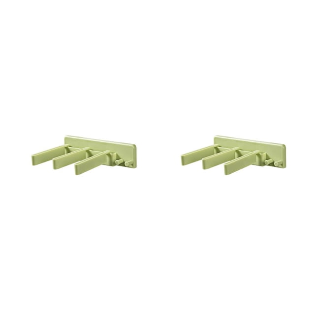 Bearachild Soporte para de Colgador de pared Tubo de de Exprimidor de crema Perforadora Organizador libre Estante dispensador de almacenamiento Verde 2Conjunto