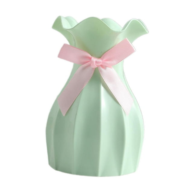 veasfak Elegant Vase Container Art European Vase for Room Table green