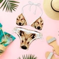 thumbnail image 6 of Pixel Dog Detachable Sponge Adjustable Strap Bikini Set Swimsuit 2-Pack - Beach Pool Swimwear, 6 of 6