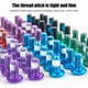 thumbnail image 4 of 12 tornillos de rotor de freno de disco M5x10mm para bicicleta de montaña T25 tornillos de freno (verde), 4 of 5