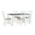 thumbnail image 2 of Powell Jane 5-Piece Dining Set, Seats 4, Gray and Smokey White, 2 of 9