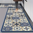 thumbnail image 2 of AUQ Kitchen Rugs,19.7"*31.5" Kitchen Rugs Non Slip Washable,Polyester Kitchen Floor Mat,Mixed2, 2 of 3