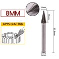 thumbnail image 1 of Carbide Rotary Burr Double Slot Rotary File For Efficient Wood Cutting - 8mm, 1 of 7